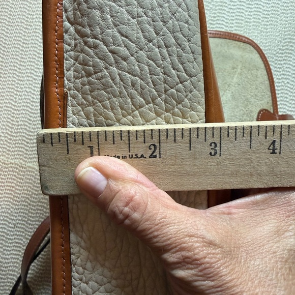 Dooney & Bourne Vintage Satchel in British Tan and Bone - Picture 14 of 16